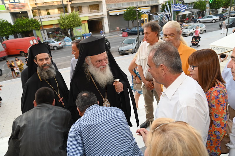 Προεξάρχοντος του Αρχιεπισκόπου Αθηνών ο πανηγυρικός εσπερινός της Μεταμορφώσεως Του Σωτήρος στο Μοσχάτο