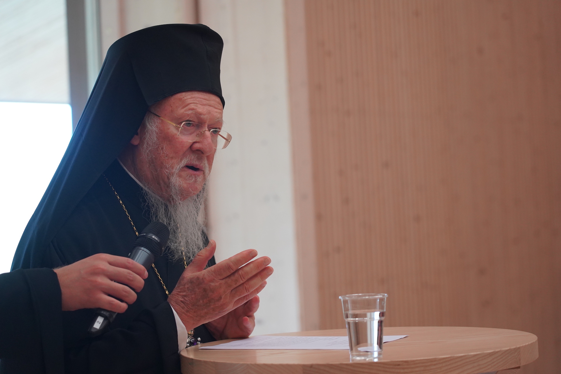 Οικουμενικός Πατριάρχης: Οι περιβαλλοντικές προκλήσεις που αντιμετωπίζουμε σήμερα είναι άνευ προηγουμένου