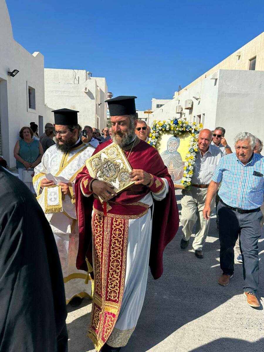 Η εορτή του Αγίου Συμεών του Στυλίτη στον Μονόλιθο Σαντορίνης 