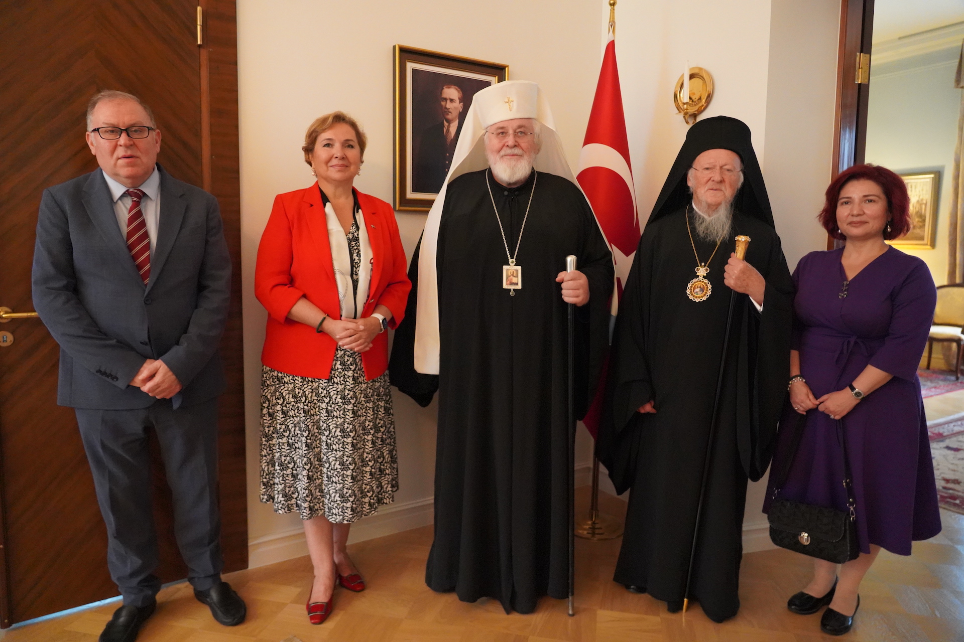 Ο Οικουμενικός Πατριάρχης στον Πρόεδρο της Δημοκρατίας της Φινλανδίας Sauli Niinistö