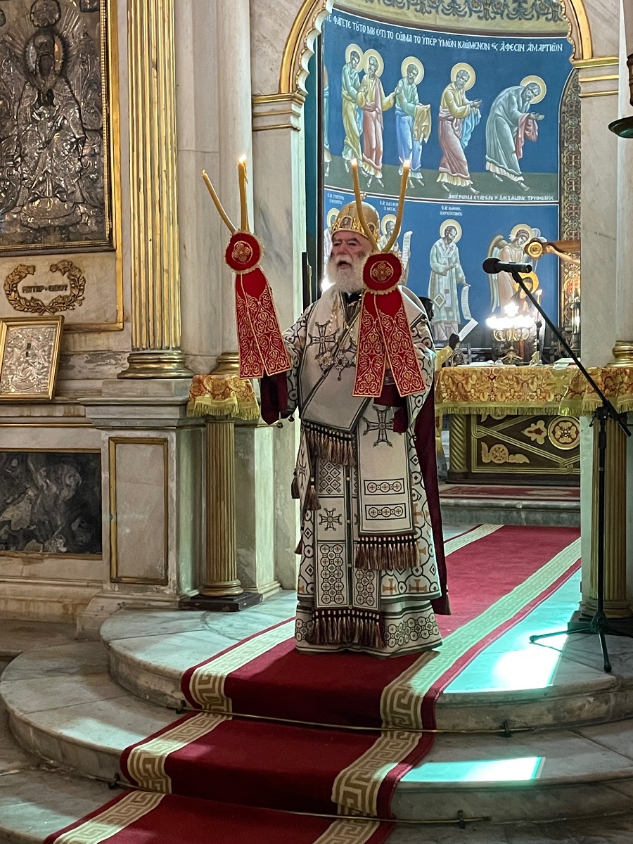 Πατριαρχική Θεία Λειτουργία και Ιερό Μνημόσυνο Πατριάρχη Αλεξανδρείας Πέτρου Ζ΄