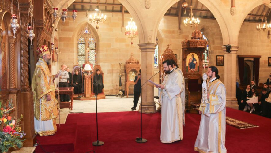 Χειροτονία Διακόνου από τον Αρχιεπίσκοπο Αυστραλίας στο Σύδνεϋ
