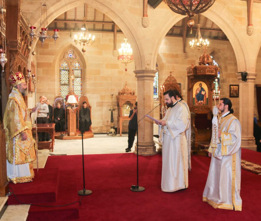 Χειροτονία Διακόνου από τον Αρχιεπίσκοπο Αυστραλίας στο Σύδνεϋ