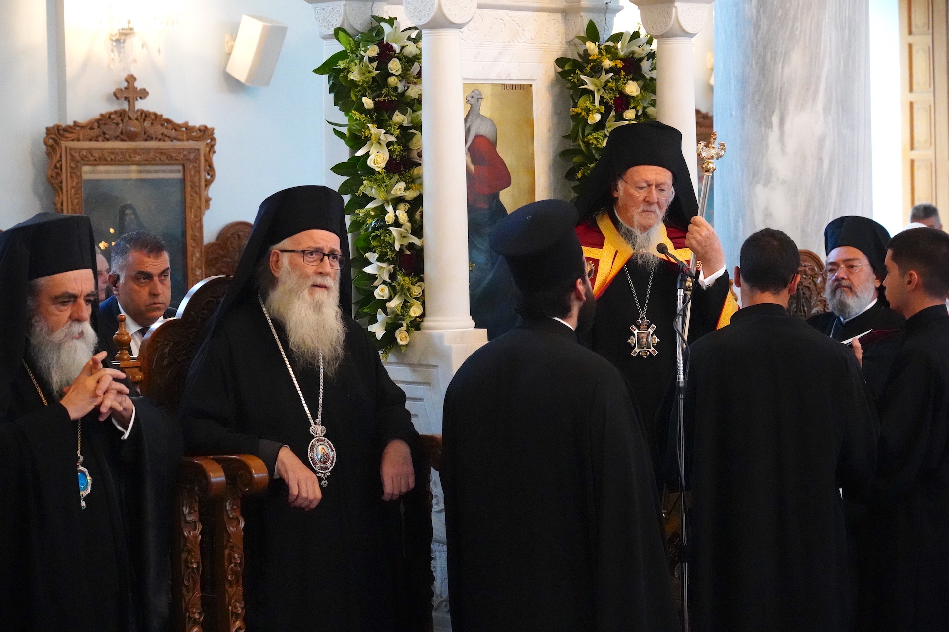 Χοροστασία του Οικουμενικού Πατριάρχη στον Ιερό Ναό Αγίου Νικολάου Πύργου 