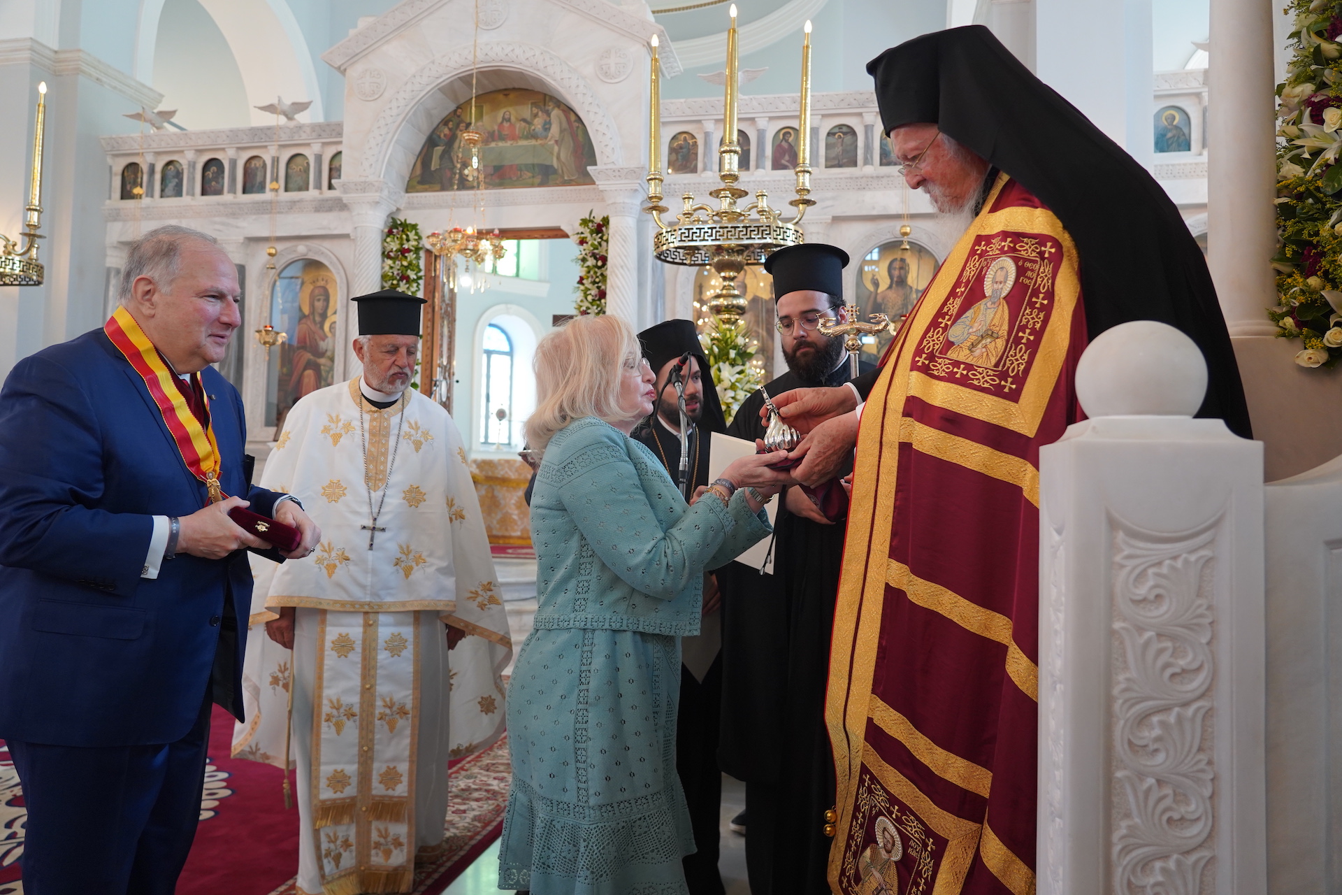 Χοροστασία του Οικουμενικού Πατριάρχη στον Ιερό Ναό Αγίου Νικολάου Πύργου 