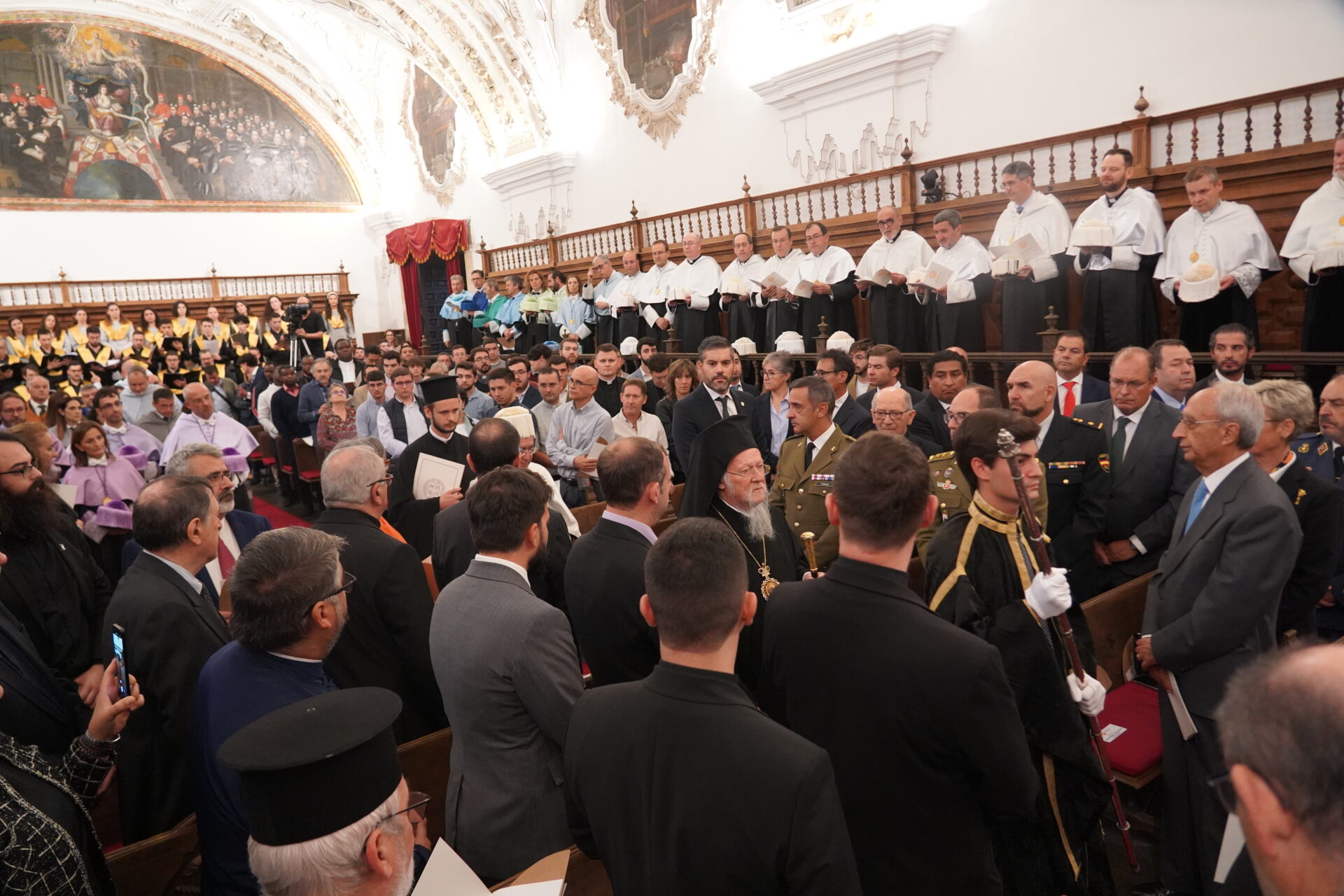 Αναγόρευση του Οικουμενικού Πατριάρχη σε Επίτιμο Διδάκτορα του Ποντιφικού Πανεπιστημίου της Σαλαμάνκα