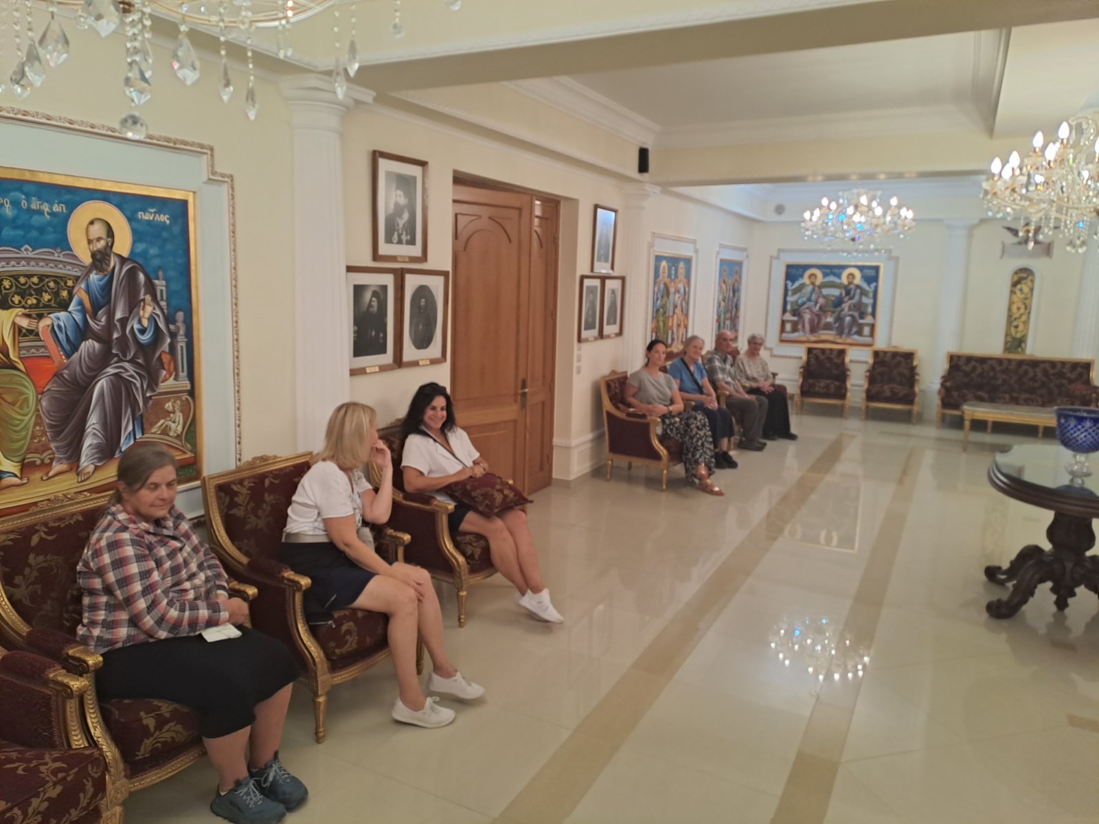 Επίσκεψη ορθοδόξων ομογενών εξ Αμερικής στον Μητροπολίτη Σερρών Θεολόγο