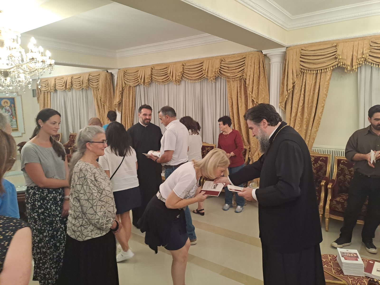 Επίσκεψη ορθοδόξων ομογενών εξ Αμερικής στον Μητροπολίτη Σερρών Θεολόγο