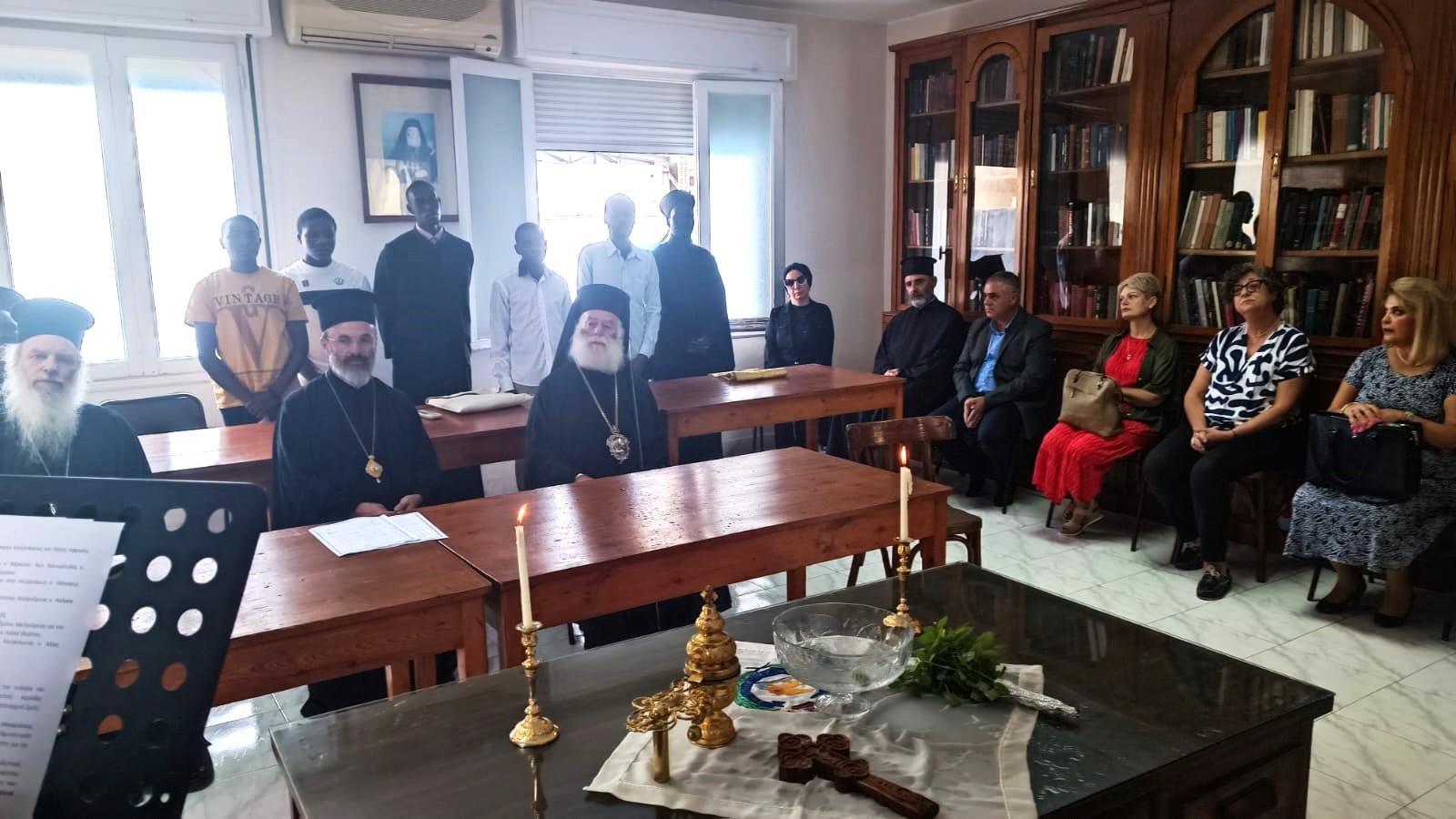 Η Ακολουθία του αγιασμού στην Πατριαρχική Σχολή Αλεξανδρείας “Άγιος Αθανάσιος”