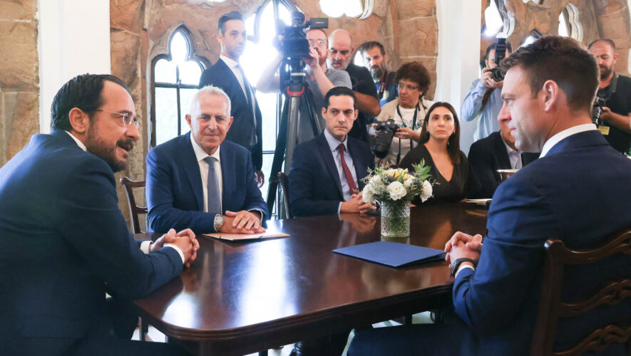 Ο Πρόεδρος Χριστοδουλίδης δέχθηκε τον νέο Πρόεδρο του ΣΥΡΙΖΑ