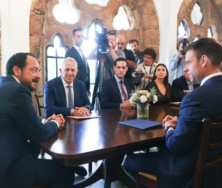 Ο Πρόεδρος Χριστοδουλίδης δέχθηκε τον νέο Πρόεδρο του ΣΥΡΙΖΑ
