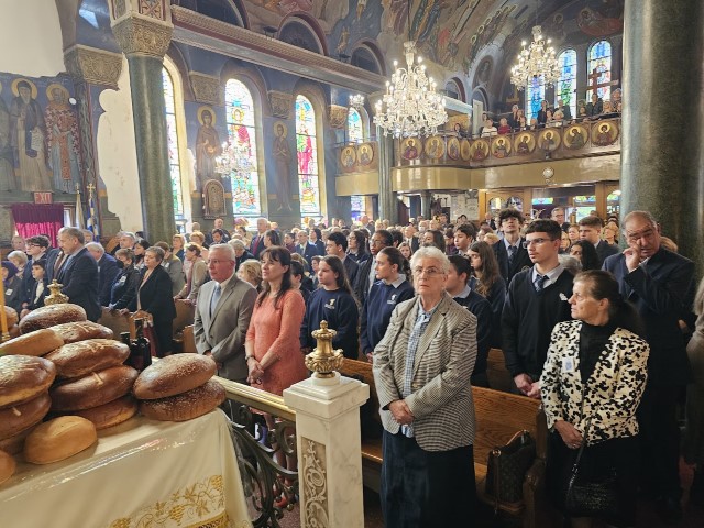 Παρουσία του Αρχιεπισκόπου Ελπιδοφόρου η πανήγυρη του Αγίου Δημητρίου στην Αστόρια