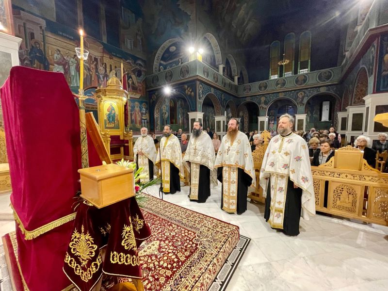Υποδοχή της Παναγίας Αρεθιώτισσας Κυράς του Βάλτου στον Άγιο Δημήτριο Βόλου