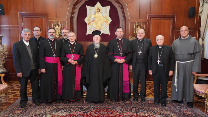 Όμιλος ΡΚαθολικών Ιεραρχών και κληρικών στο Φανάρι