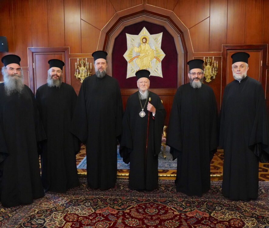 Στο Οικουμενικό Πατριαρχείο οι νέοχειροτονηθέντες Μητροπολίτες Θεσσαλονίκης, Παραμυθίας, και Φλωρίνης