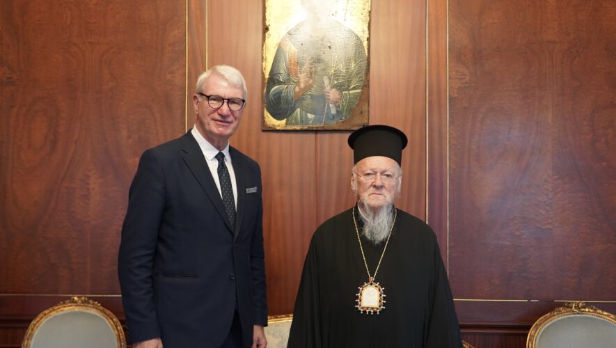 Το Οικουμενικό Πατριαρχείο επισκέφθηκε ο Πρέσβης της Λετονίας στην Άγκυρα