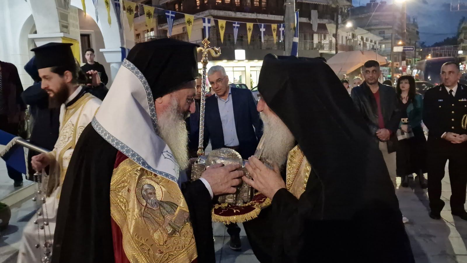 Υποδοχή της Τιμίας Κάρας του Αγίου Γρηγορίου Νεοκαισαρείας στην Ι.Μ. Εδέσσης 