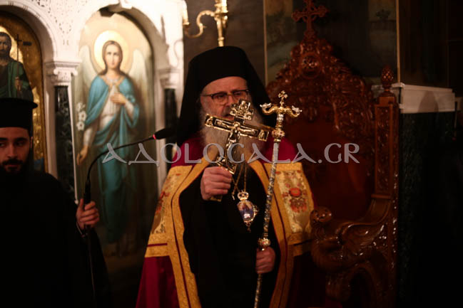Ο Επίσκοπος Φωτικής Νεκτάριος στον πανηγυρικό εσπερινό του Αγίου Σάββα στο Αντικαρκινικό Νοσοκομείο Αθηνών (Φωτορεπορτάζ)