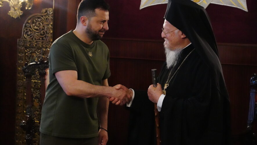 Με τον Οικουμενικό Πατριάρχη επικοινώνησε ο Πρόεδρος της Ουκρανίας