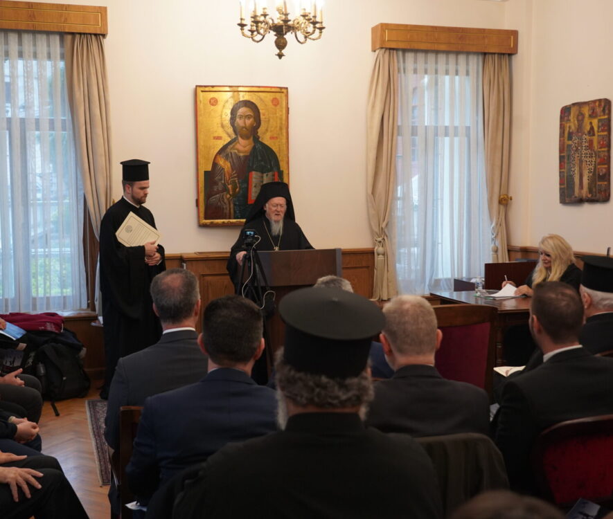 Οικουμενικός Πατριάρχης Πίστη και επιστήμη είναι ευεργετικές δυνάμεις για τον άνθρωπο