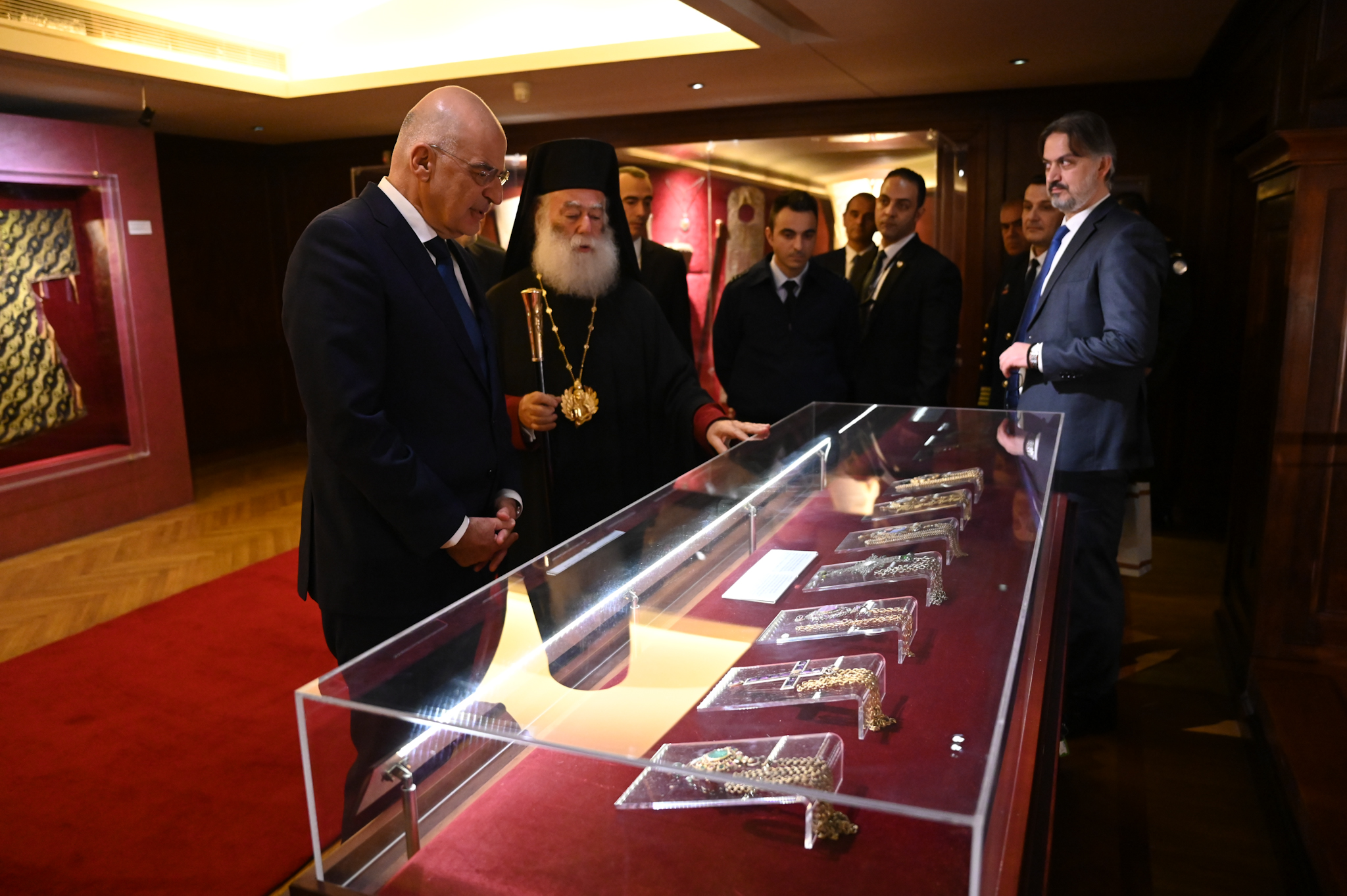 Τον Υπουργό Εθνικής Άμυνας της Ελλάδος Νίκο Δένδια δέχθηκε στην Αλεξάνδρεια ο Πατριάρχης Θεόδωρος