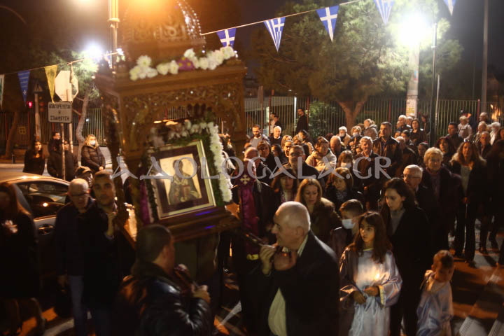 Λιτάνευση της Εικόνας του Αγίου Βασιλείου στο Μπραχάμι (Φωτορεπορτάζ)