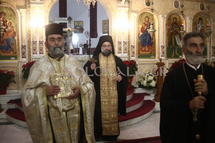 Λιτάνευση της Εικόνας του Αγίου Βασιλείου στο Μπραχάμι (Φωτορεπορτάζ)