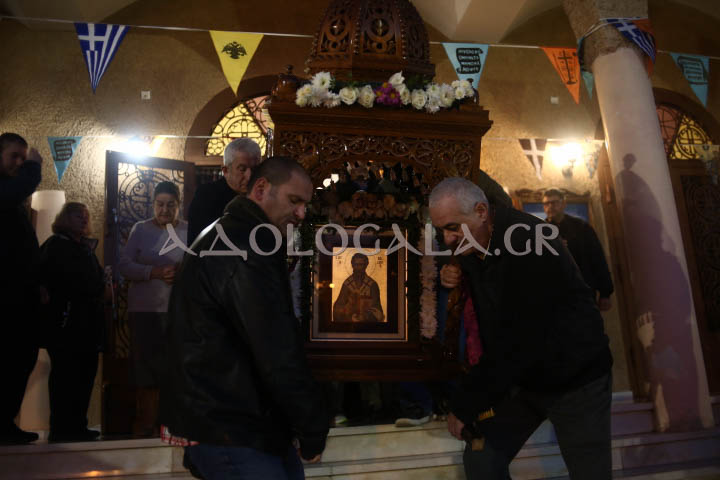 Λιτάνευση της Εικόνας του Αγίου Βασιλείου στο Μπραχάμι (Φωτορεπορτάζ)