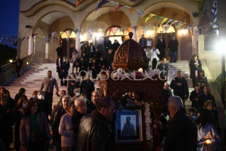 Λιτάνευση της Εικόνας του Αγίου Βασιλείου στο Μπραχάμι (Φωτορεπορτάζ)