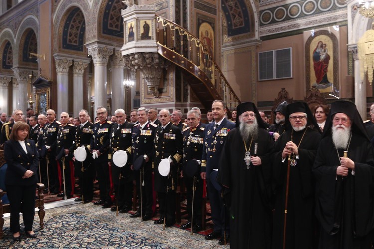 Δοξολογία για τη νέα χρονιά στον Ιερό Μητροπολιτικό Ναό των Αθηνών