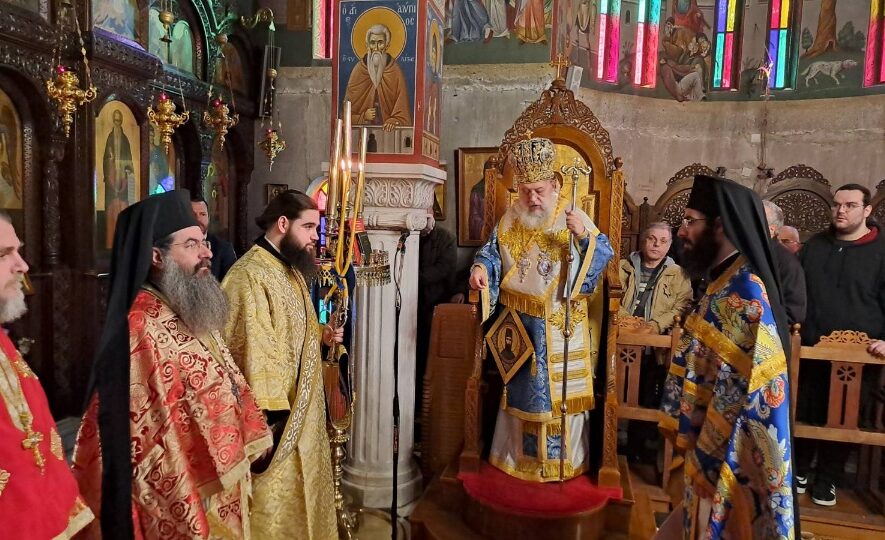 Η εορτή της Ευρέσεως των Ιερών Λειψάνων του Αγίου Μεγαλομάρτυρος Εφραίμ στην Ι.Μ. Ευαγγελισμού της Θεοτόκου Νέας Μάκρης