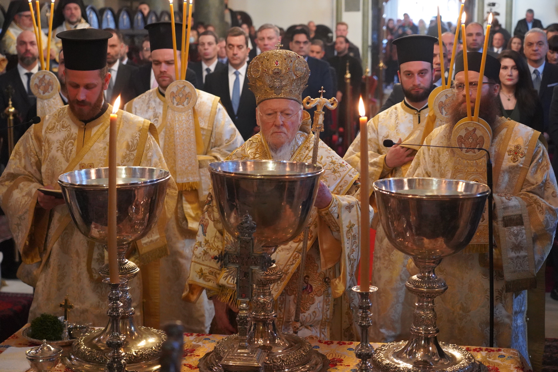 Με μεγαλοπρέπεια ο εορτασμός των Αγίων Θεοφανείων στο Φανάρι