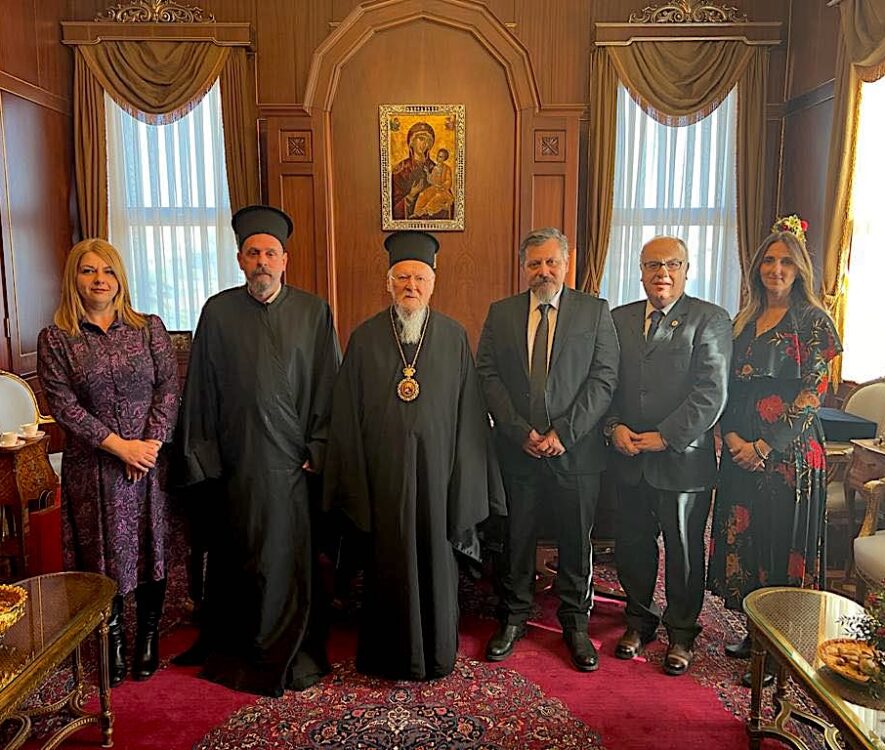 Ο Οικουμενικός Πατριάρχης δέχθηκε το νέο Δ.Σ. του Εκπαιδευτικού και Πολιτιστικού Συλλόγου Ίμβρου