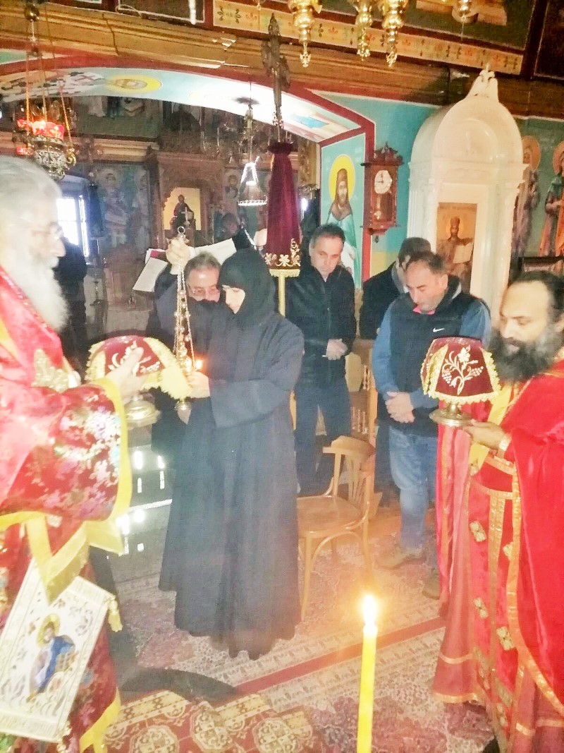 Πρωτοχρονιά στην Ι.Μ. Αγίας Αικατερίνης Καλύμνου με το παλαιό ημερολόγιο 