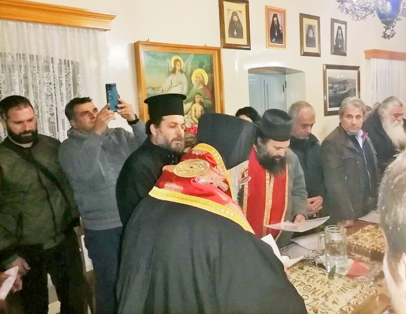 Πρωτοχρονιά στην Ι.Μ. Αγίας Αικατερίνης Καλύμνου με το παλαιό ημερολόγιο 
