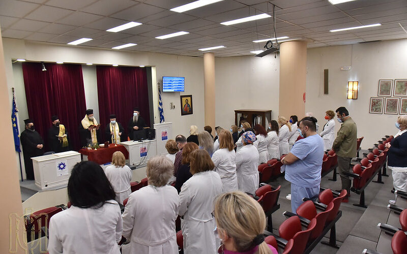 Το Θεαγένειο Αντικαρκινικό Νοσοκομείο επισκέφθηκε ο Μητροπολίτης Θεσσαλονίκης Φιλόθεος