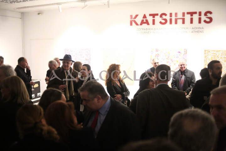 Λαμπερά τα εγκαίνια της πρώτης έκθεσης του Έλληνα - ομογενή Παναγιώτη (Πήτερ) Κατσίχτη στην Αθήνα - Peter Katsihtis