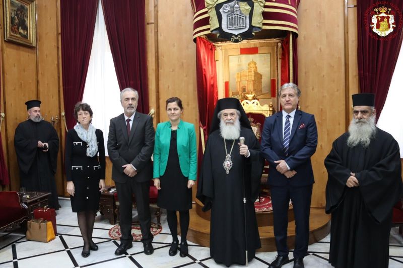 Αντιπρόσωποι της Βουλγαρίας στον Πατριάρχη Ιεροσολύμων