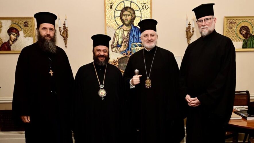 Νέα Υόρκη: Ο Αμερικής Ελπιδοφόρος καλωσόρισε τον Μητροπολίτη Νέας Ζηλανδίας Μύρωνα στην Αρχιεπισκοπή