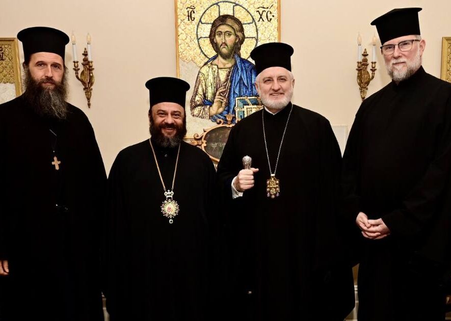Νέα Υόρκη: Ο Αμερικής Ελπιδοφόρος καλωσόρισε τον Μητροπολίτη Νέας Ζηλανδίας Μύρωνα στην Αρχιεπισκοπή