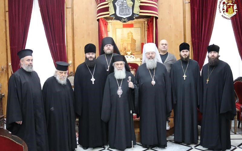 Τον Μητροπολίτη Καζάν Κύριλλο δέχθηκε ο Πατριάρχης Θεόφιλος στους Αγίους Τόπους