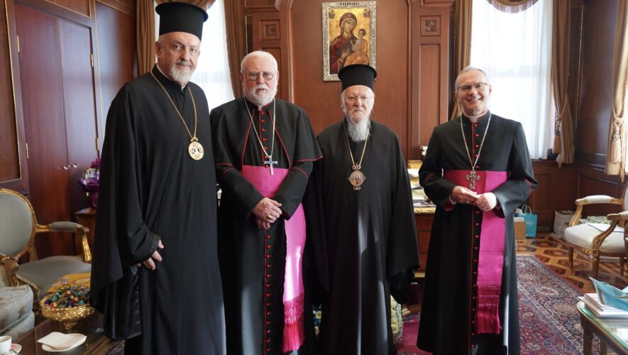 Ο Αρχιεπίσκοπος των Εξωτερικών σχέσεων του Βατικανού Πολ Γκάλαχερ επισκέφθηκε το Οικουμενικό Πατριαρχείο