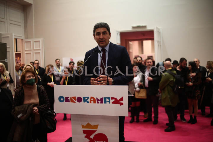 Παρουσία του Υπουργού Αγροτικής Ανάπτυξης Ελευθέριου Αυγενάκη τα εγκαίνια της έκθεσης Οινόραμα 20024