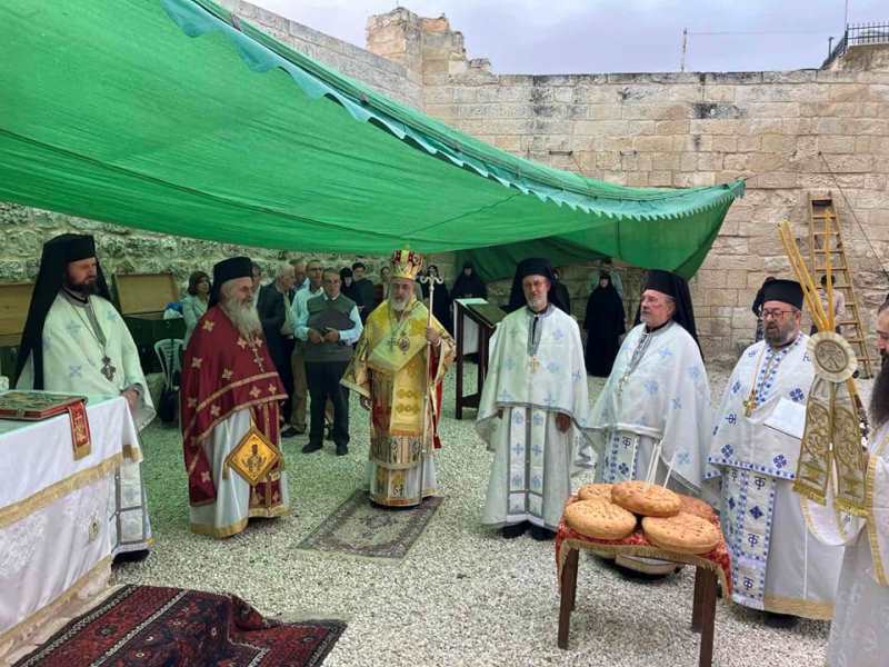 Άγιοι Τόποι: Η εορτή της Εγέρσεως του Λαζάρου στο Προσκύνημα της Ανάληψης στο Όρος των Ελαιών