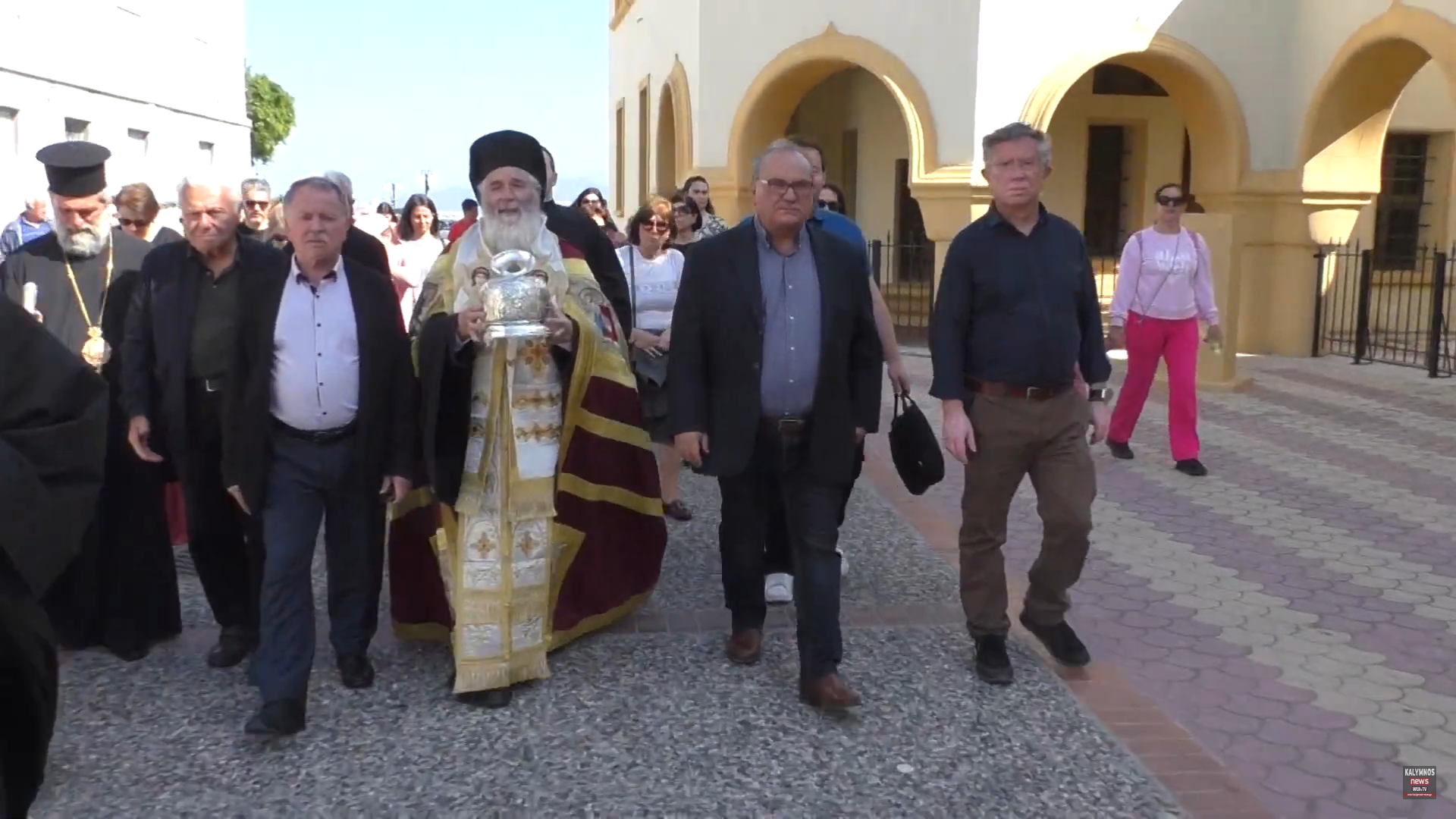 Στη Κάλυμνο έφθασε η Τιμία Κάρα της Οσίας Γαβριήλιας της Κωνσταντινοπολίτιδος