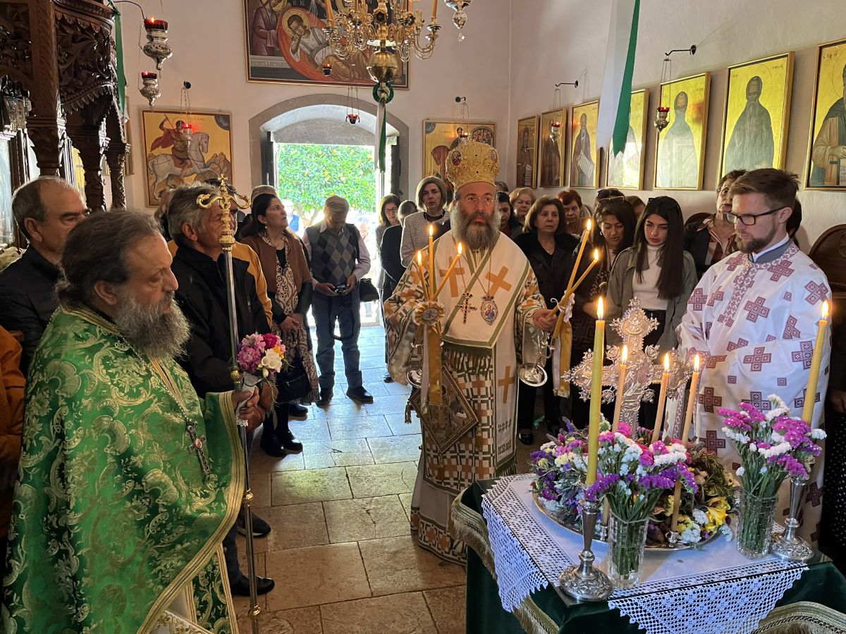 Η Κυριακή της Σταυροπροσκυνήσεως στην Ιερά Μητρόπολη Ρεθύμνης και Αυλοποτάμου