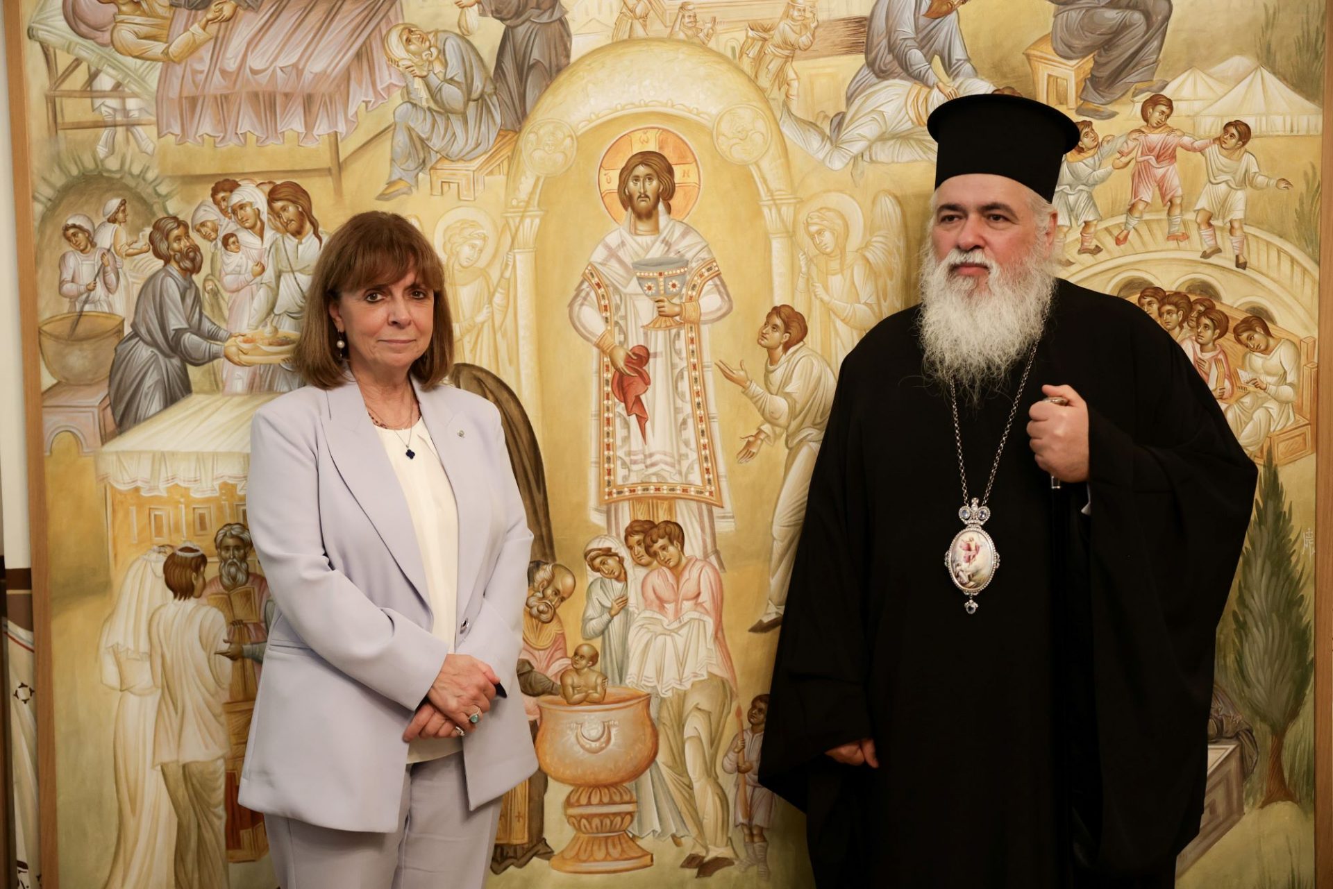 Επίσκεψη της Προέδρου της Δημοκρατίας στην Ι.Μ. Νεαπόλεως & Σταυρουπόλεως 