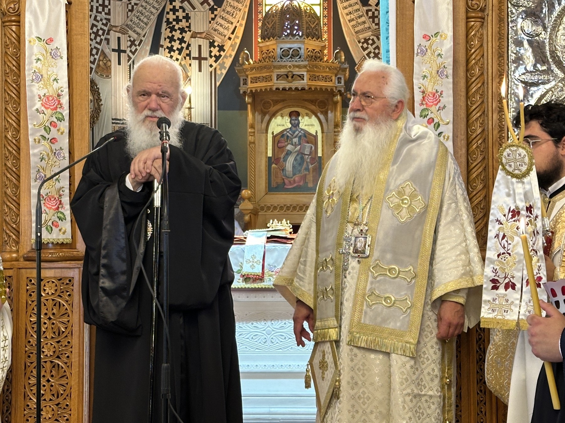 egkainia agion theodoron thivon eidiseis nea ellada thiva arxiepiskopos ieronymos adologala