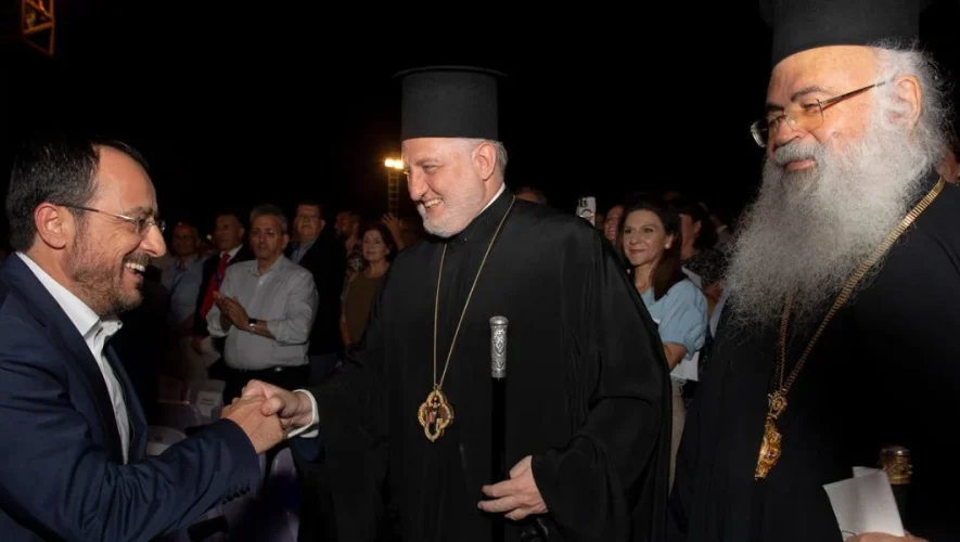 Cyprus archbishop elpidophoros news usa greek greek orthodoxia eidiseis adologala.gr enimerosi blogs simera katoxi turkey
