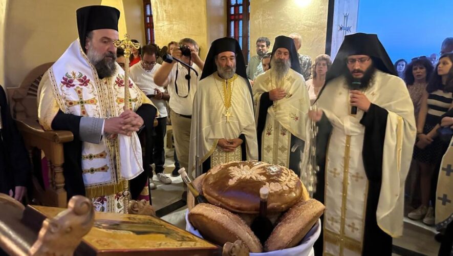 Η πανήγυρις της Ιεράς Μονής Προφήτου Ηλιού Θήρας